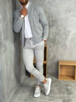 Muški džemper sa zipom FGO7006 - Slika 15