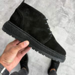 Muške poluduboke kožne cipele sa debelim đonom