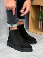 Muške Chelsea čizme sa krznom i debelim đonom - Slika 11