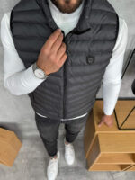 Muški lagani prošiveni prsluk sa rajsferšlusom – PZR - Slika 6