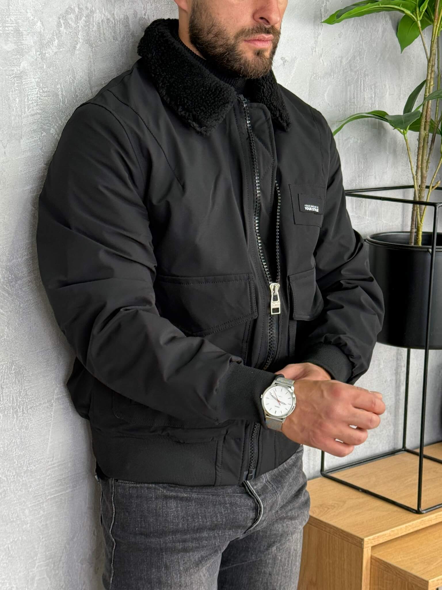 IMG_3381 Muška bomber jakna PZR3119 - Slika 1