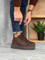 Muške čizme od prave kože sa debelim đonom - Slika 15