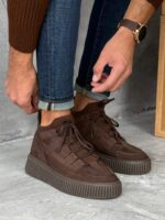 Muške čizme od prave kože sa debelim đonom - Slika 18