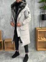 Muška zimska jakna sa krznom OPJ 3701