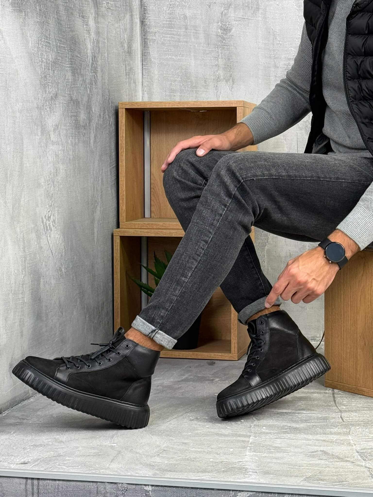 IMG_4480 Muške kožne čizme DST9618 - Slika 10