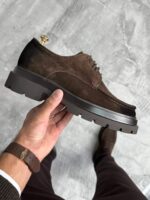 Muške elegantne cipele od prave kože TER8432 - Slika 2