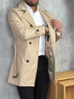 Muški mantil slim fit za posao i svečane prilike - Slika 21