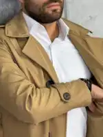 Muški mantil slim fit za posao i svečane prilike - Slika 22