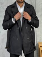 Muški mantil slim fit za posao i svečane prilike - Slika 9