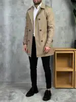 Muški mantil slim fit za posao i svečane prilike - Slika 18