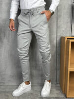 Elegantne zimske pantalone sa vezivanjem u struku PZR3088 - Slika 4