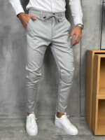 Elegantne zimske pantalone sa vezivanjem u struku PZR3088 - Slika 6