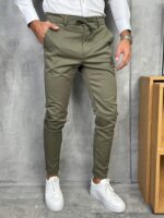 Elegantne zimske pantalone sa vezivanjem u struku PZR3088 - Slika 2