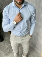 Elegantna kosulja na pruge PZR2277