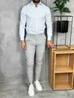 Elegantna košulja na pruge PZR2277 - Slika 12