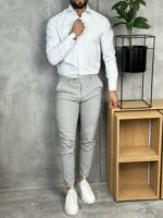 Elegantna kosulja na pruge PZR2211 - Slika 8