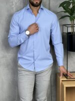 Elegantna jednobojna košulja PZR2200