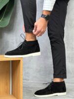 Muške poluduboke cipele od brušene kože – casual model - Slika 19