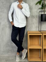 Muške poluduboke cipele od brušene kože – casual model - Slika 16