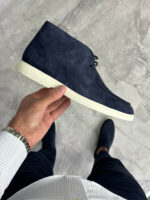 Muške poluduboke cipele od brušene kože – casual model - Slika 3