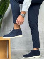 Muške poluduboke cipele od brušene kože – casual model - Slika 18