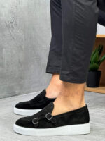 Muške mokasine od brušene kože - Slika 5