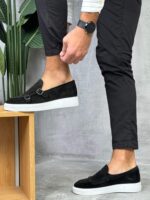 Muške mokasine od brušene kože - Slika 10