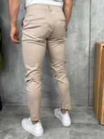 Muške elegatne zimske pantalone sa učkurom slim fit PZR3088 - Slika 5