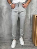 Muške elegatne zimske pantalone sa učkurom slim fit PZR3088 - Slika 16