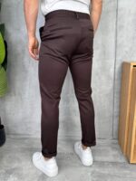 Muške elegatne zimske pantalone sa učkurom slim fit PZR3088 - Slika 14