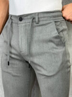 Muške elegatne zimske pantalone sa učkurom slim fit PZR3088 - Slika 10