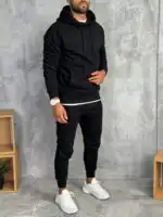 Muške komplet trenerke od premium pamuka sa kapuljačom - Slika 35