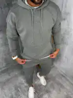 Muške komplet trenerke od premium pamuka sa kapuljačom - Slika 16