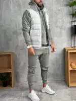 Muške komplet trenerke od premium pamuka sa kapuljačom - Slika 29