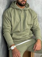 Muške komplet trenerke od premium pamuka sa kapuljačom - Slika 22