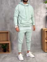 Muške komplet trenerke od premium pamuka sa kapuljačom - Slika 21