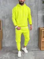 Muške komplet trenerke od premium pamuka sa kapuljačom - Slika 13