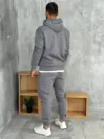 Muške komplet trenerke od premium pamuka sa kapuljačom - Slika 17