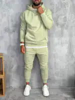 Muške komplet trenerke od premium pamuka sa kapuljačom - Slika 32