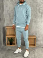 Muške komplet trenerke od premium pamuka sa kapuljačom - Slika 31
