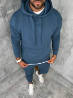 Muške komplet trenerke od premium pamuka sa kapuljačom - Slika 28