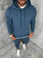 Muške komplet trenerke od premium pamuka sa kapuljačom - Slika 30