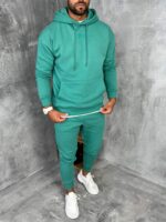 Muške komplet trenerke od premium pamuka sa kapuljačom - Slika 24