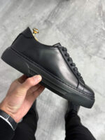 Muške kožne patike od prirodne kože – elegantne crne i bele patike