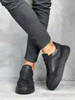 Muške patike od prirodne kože i debelim đonom - Slika 27