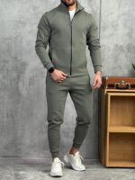 Muška slim fit trenerka sa rajsferšlusom – premium PZR FLEXFORM - Slika 15