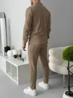 Muški komplet na raskopčavanje sa elastinom slim fit - Slika 14