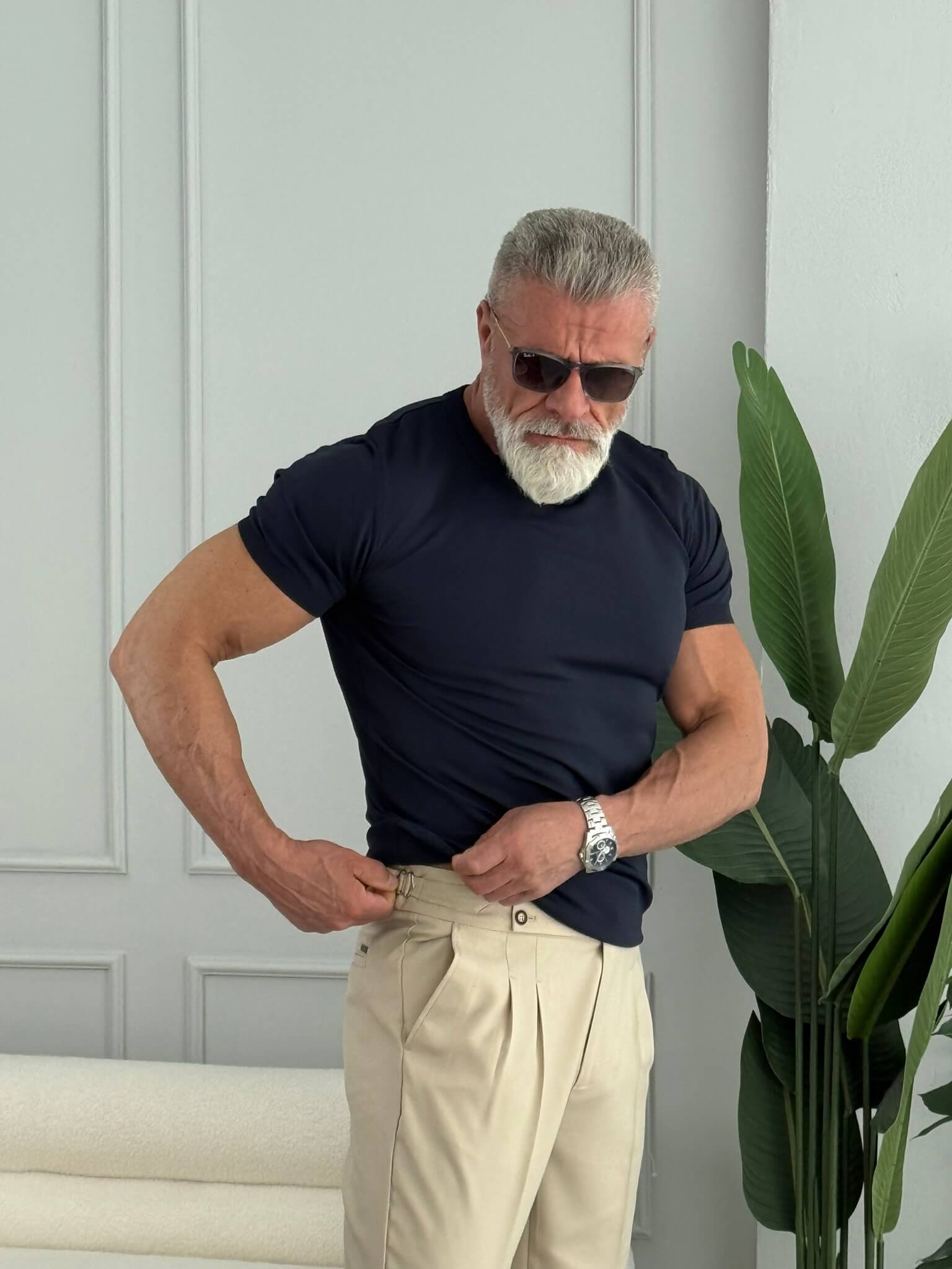 muska slim fit majica kratkih rukava smart model teget pzr4506 2