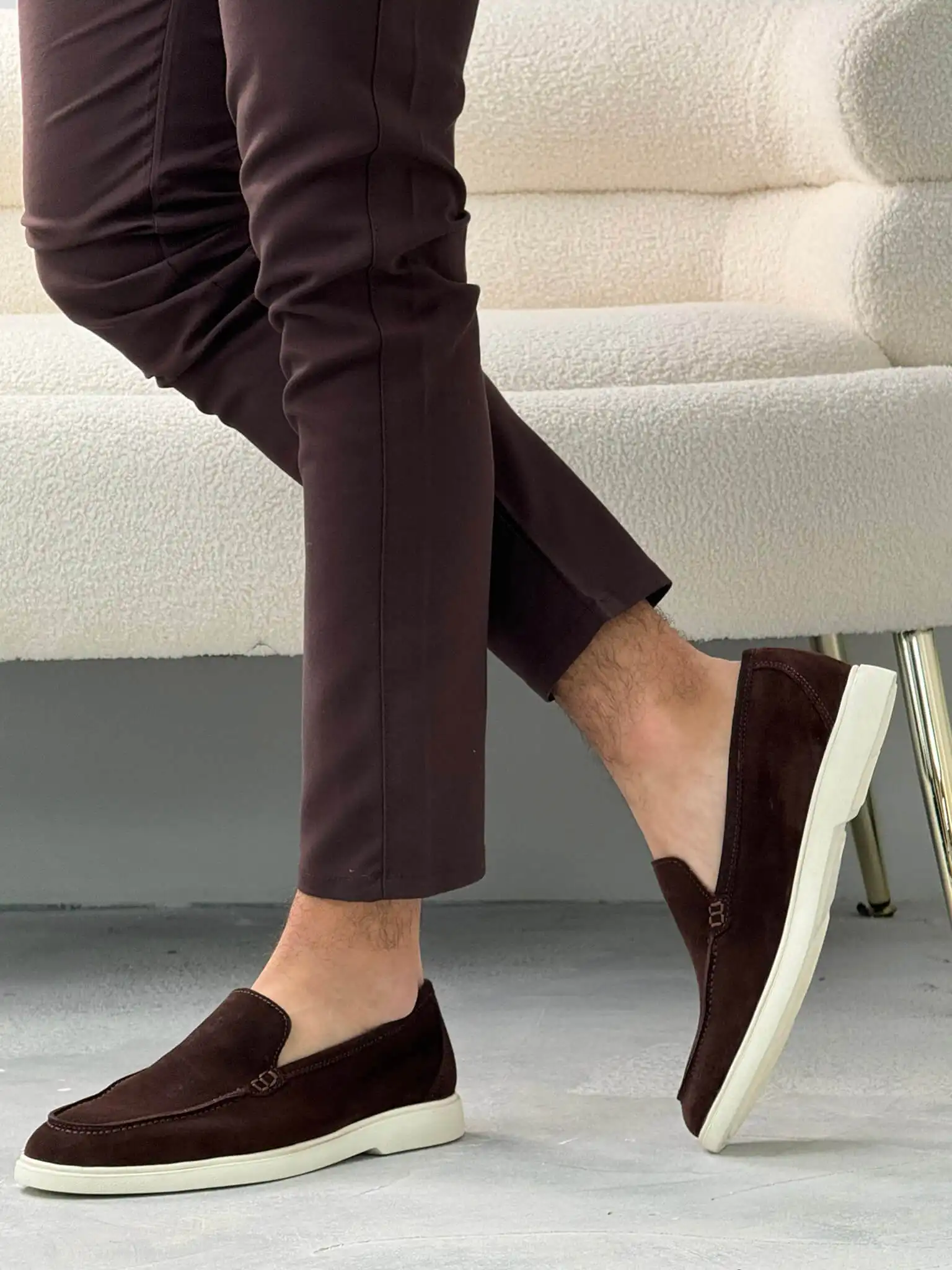 muske mokasine slip on elegantan i udoban model braon 6